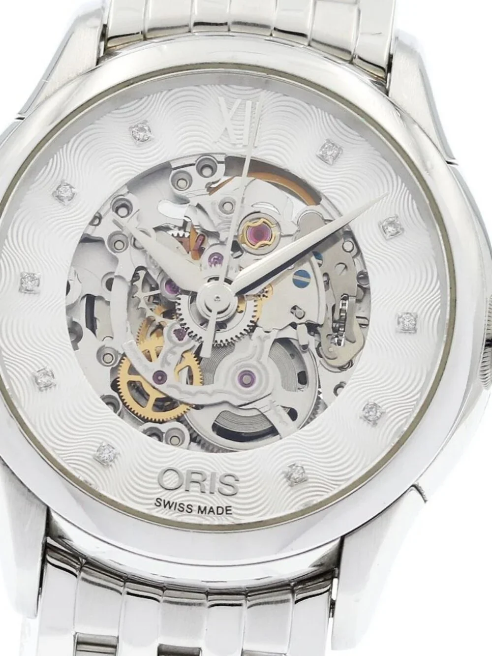 ORIS Artelier 7604 Skeleton 10P Diamond Automatic Ladies Watch_965238